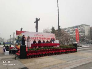 新乡万达广场消防反恐演戏
